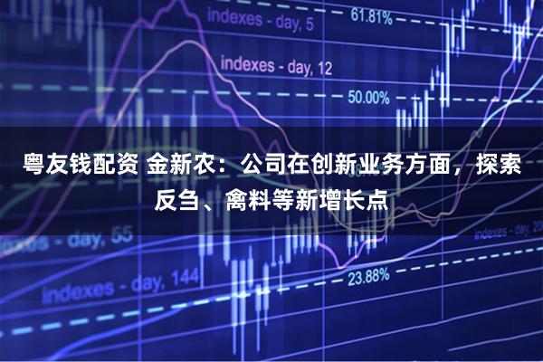 粤友钱配资 金新农：公司在创新业务方面，探索反刍、禽料等新增长点